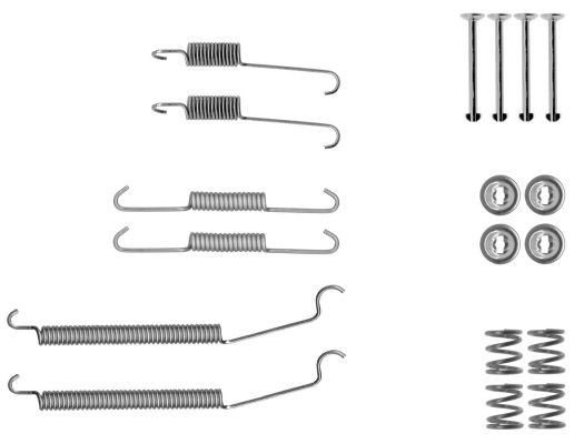 TEXTAR Kit accessori, Ganasce freno 97047500 97047500 costo Kit di accessori per ganasce freno TEXTAR RENAULT 5