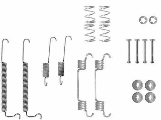 TEXTAR Accessory Kit, brake shoes 97047800 97047800 TEXTAR BMW accessory kit brake shoes