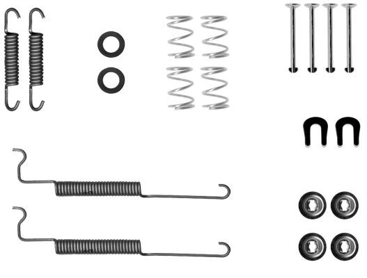 TEXTAR Toebehoren, remschoen 97048300 TEXTAR 97048300 originele Rem montageset Musso SUV kosten
