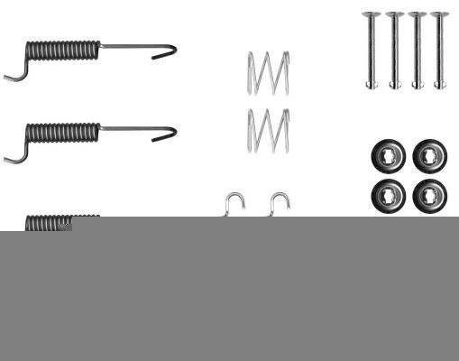 TEXTAR Kit d'accessoires, mâchoires de frein de stationnement 97048400 Kit d'accessoires frein de stationnement TEXTAR SPORTAGE 97048400 pas cher