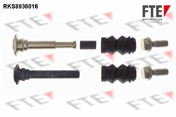 FTE Føringshylse, bremsecaliper 9334315 Bremseklave foringshylsesett FTE Suzuki ALTO 9334315