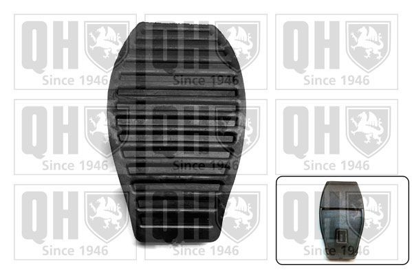 QUINTON HAZELL Pedalbelegg, clutchpedal EM1815K Pedalsett QUINTON HAZELL KAEFER EM1815K billige