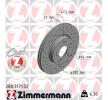 ZIMMERMANN | Disco de travão 280.3171.52 para HONDA FR-V (BE) baratas online