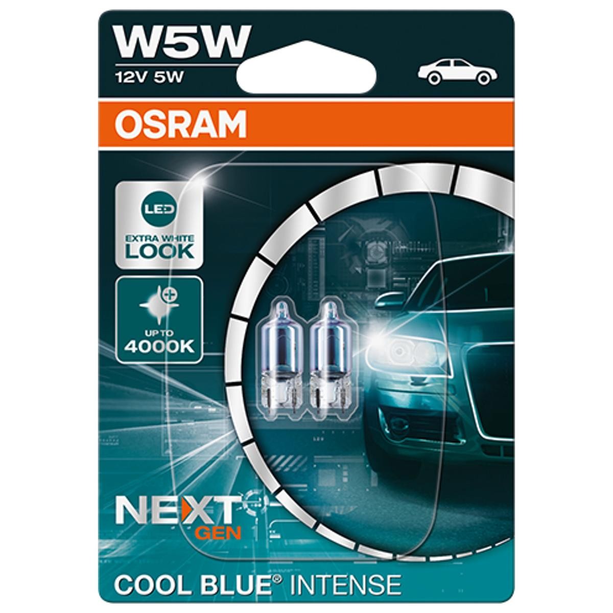 OSRAM Lampadina indicatore direzione 2825CBN-02B OSRAM COOL BLUE INTENSE next Generation 2825CBN-02B Lampadina indicatore direzione