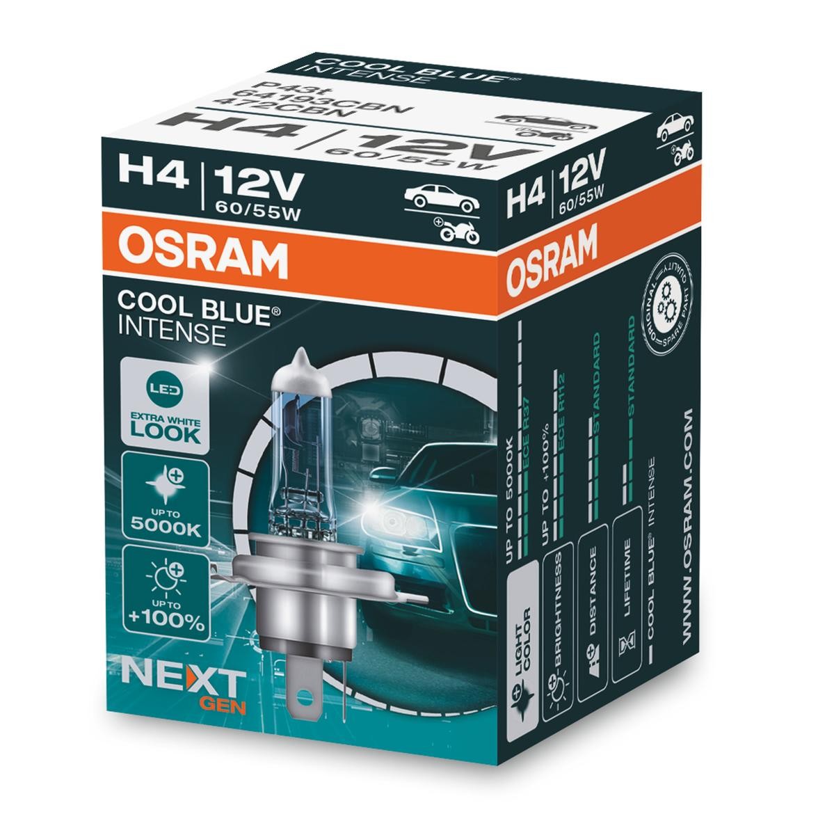 OSRAM Pære, fjernlys 64193CBN OSRAM COOL BLUE INTENSE next Generation 64193CBN Glødepære FORD USA Edge (U387) 2009