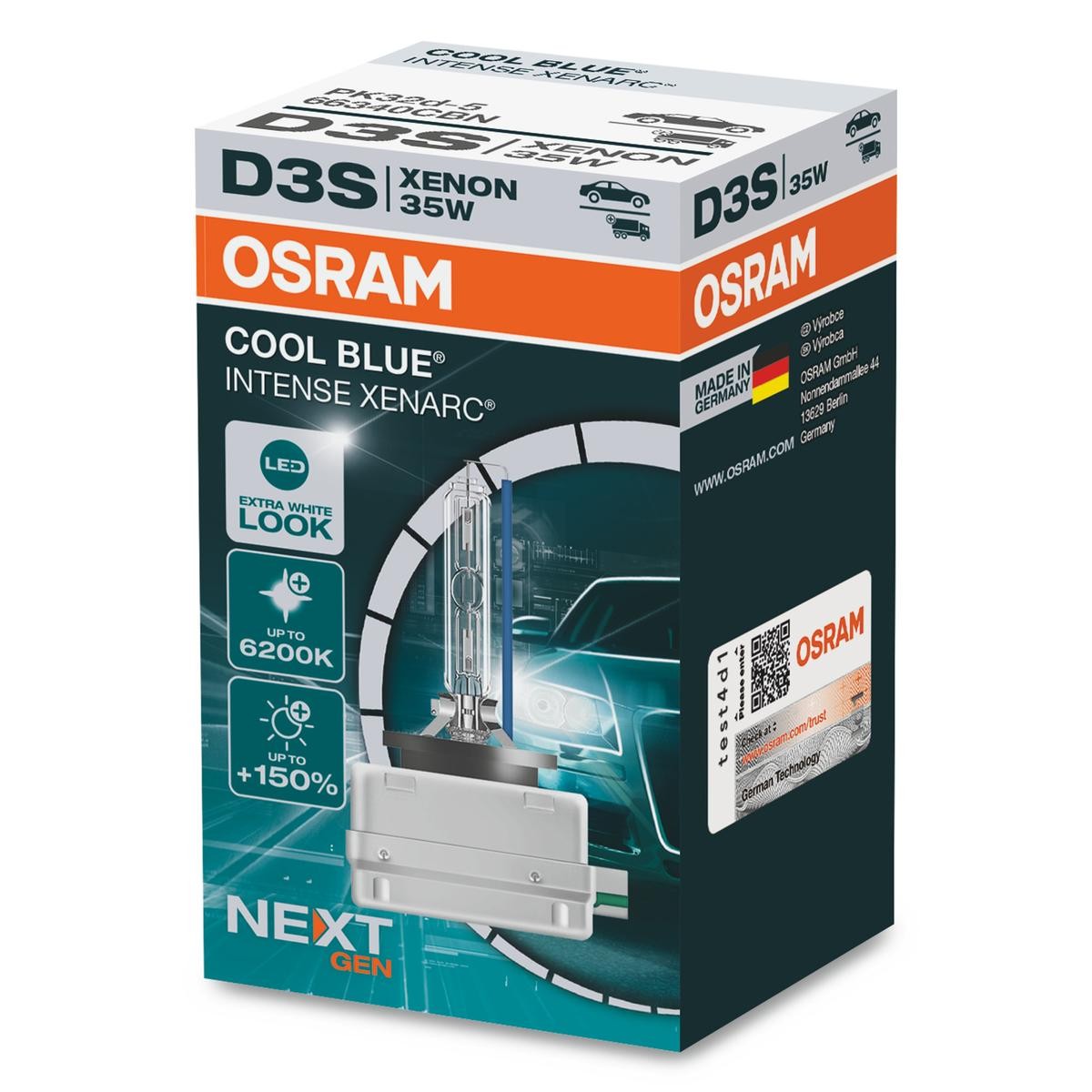 OSRAM Xenon-Brenner 66340CBN 66340CBN Abblendlicht-Glühlampe OSRAM CHEVROLET SPARK