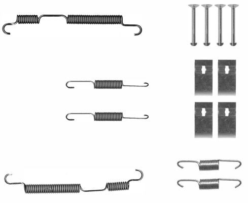 MINTEX Toebehoren, remschoen MBA50 Toebehoren remschoen SKODA MINTEX MBA50