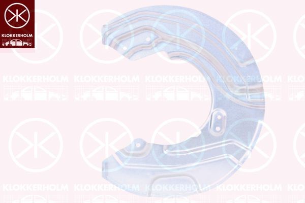KLOKKERHOLM Splash Panel, brake disc 0062373 BMW 7 Series KLOKKERHOLM brake disc back plate 0062373