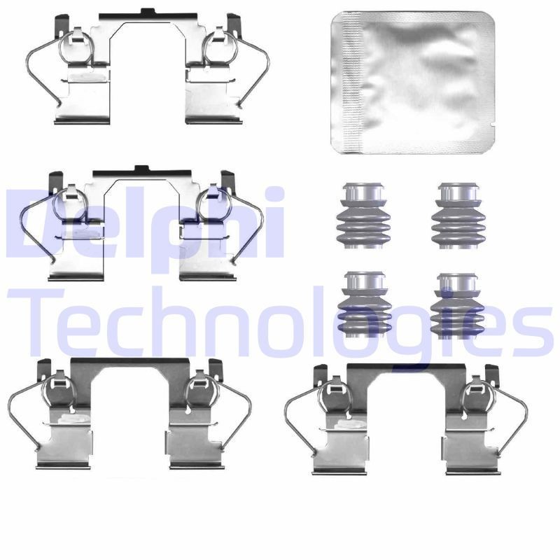 DELPHI Kit d'accessoires, plaquette de frein à disque LX0786 DELPHI LX0786 Kit d'accessoires, plaquette de frein à disque Opel Insignia B Sports Tourer d'origine prix