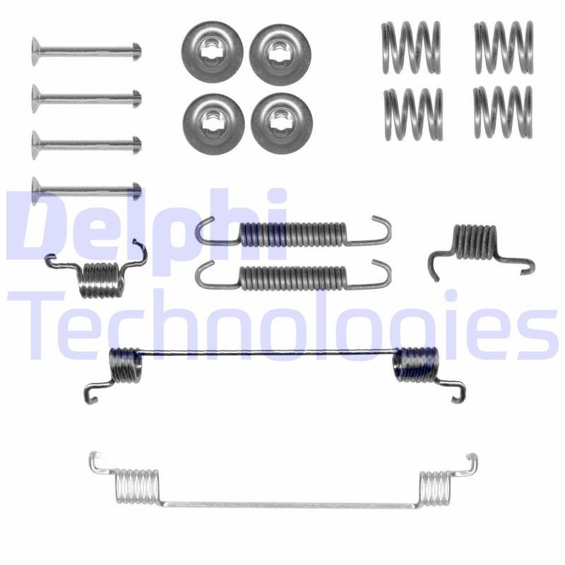 DELPHI Kit d'accessoires, mâchoire de frein LY1437 DELPHI Kit d'accessoires frein de stationnement FIAT LY1437
