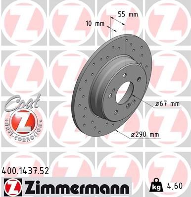 ZIMMERMANN Disque de frein 400.1437.52 ZIMMERMANN 400.1437.52 Disque de frein sport Mercedes-Benz W203 prix