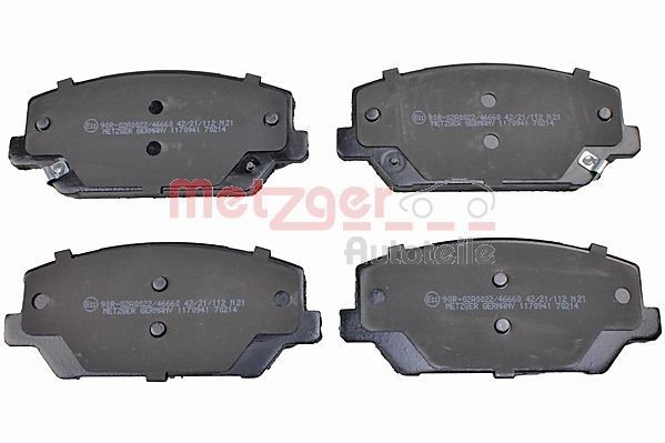 METZGER Jarrupalat, levyjarru 1170941 1170941 METZGER Jarrupalat Hyundai GETZ hinta