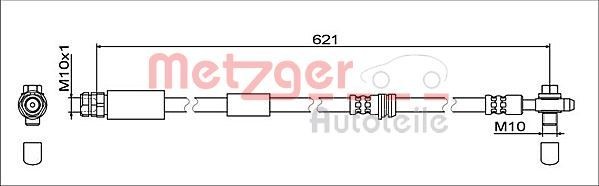 METZGER Jarruletku 4112032 Kamiq (NW4) jarruletku METZGER 4112032