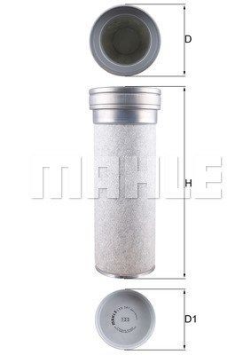 MAGNETI MARELLI Sekundārā gaisa filtrs 154072452244 154072452244 Sekundārā gaisa filtrs PEUGEOT 208 MAGNETI MARELLI