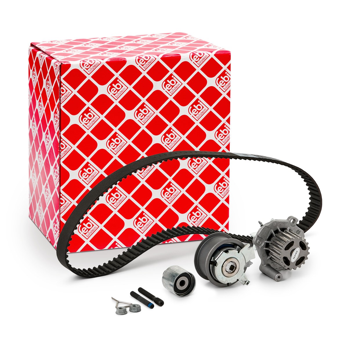 FEBI BILSTEIN Kamremssats med vattenpump 176589 SEAT kamrem med vattenpump FEBI BILSTEIN 176589