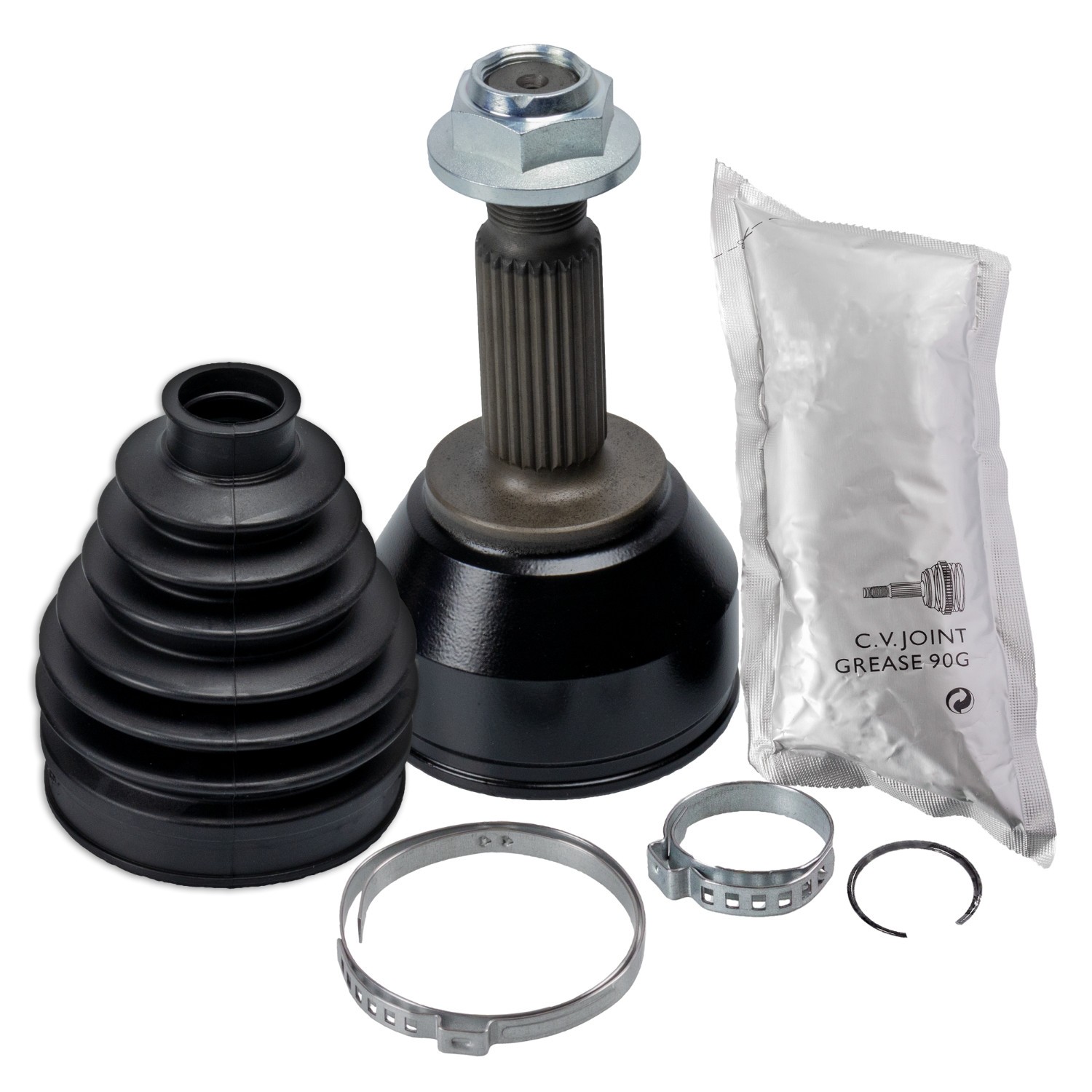 Jogo de apoios, veio de transmissão FEBI BILSTEIN 176800 FEBI BILSTEIN 176800 Ponteira de transmissão FORD TRANSIT CONNECT 2006