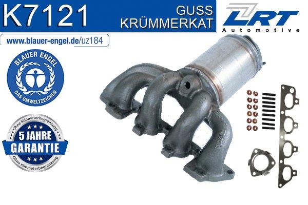 LRT Manifouldkatalysator K7121N LRT K7121N Udstødningsmanifold Opel Tigra S93 billig