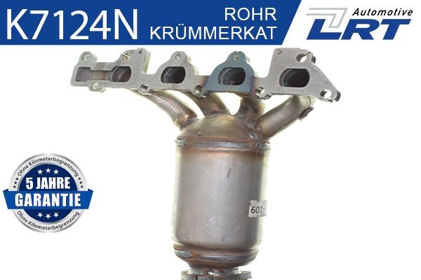 LRT Catalyseur en coude K7124N Collecteur d'echappement Opel P12 K7124N LRT