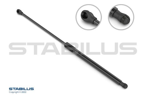 Gāzes atspere, Motora pārsegs STABILUS 711312 STABILUS 711312 Gāzes amortizators motora pārsegs MERCEDES-BENZ A Klase 2010