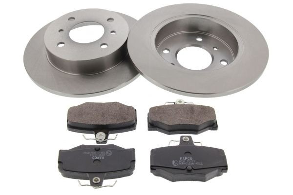 MAPCO Bromssats, skivbroms 47003 47003 MAPCO bromsbelägg och -skivor NISSAN 100 NX