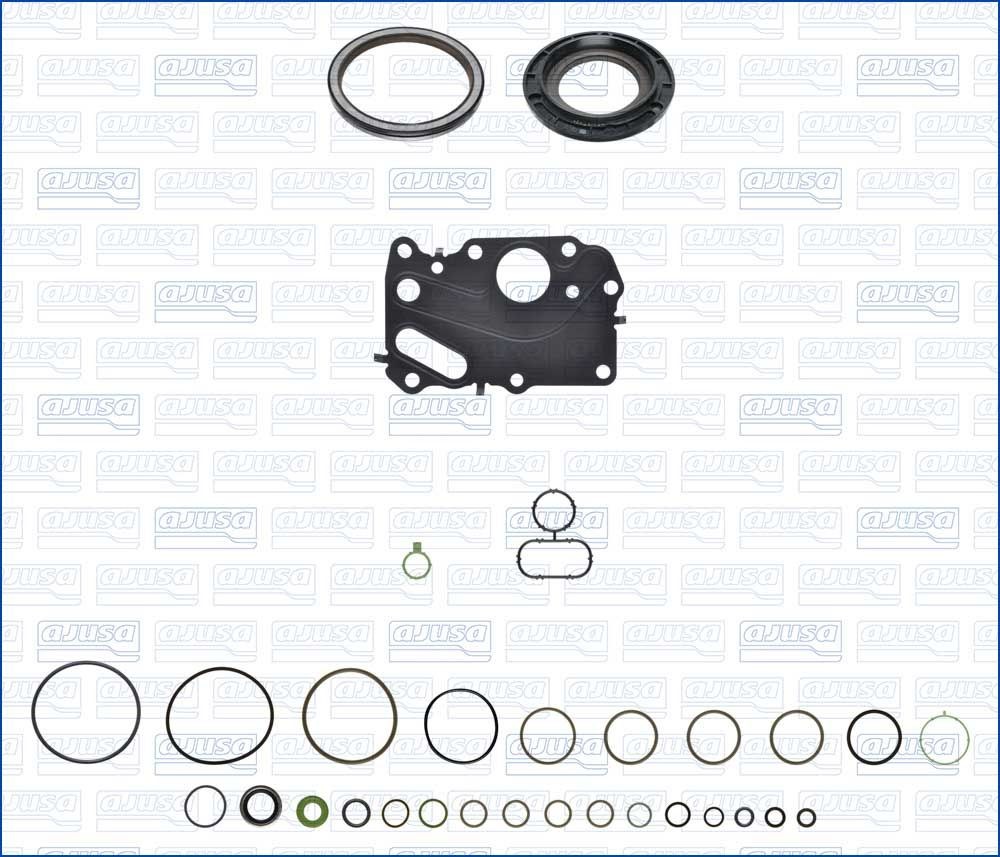 AJUSA Σετ στεγανοπ., στροφαλοθάλαμος 54302000 AJUSA 54302000 Σετ επισκευής στροφαλοθάλαμος Jaguar F-Pace X761 τιμες