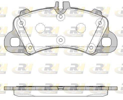 ROADHOUSE Remblokken 21862.00 Porsche TAYCAN Remblokkenset ROADHOUSE 21862.00