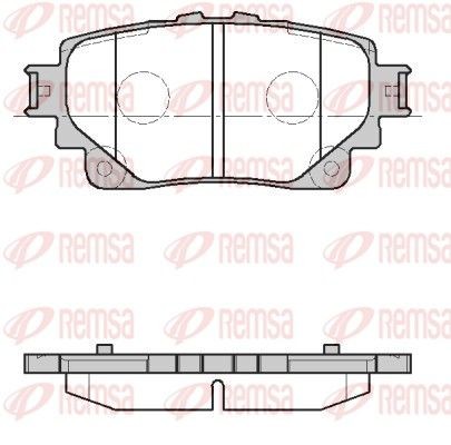 REMSA Kit pastiglie freni 1872.00 1872.00 Pastiglie dei freni SUZUKI BALENO REMSA costo