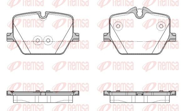 REMSA Kit pastiglie freni 1875.00 1875.00 Pastiglie dei freni TOYOTA HIGHLANDER REMSA costo