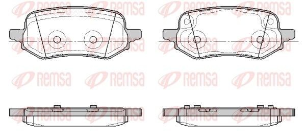 REMSA Piduriklotsid 1886.00 Sport piduriklotsid REMSA CAPRI 1886.00 odav