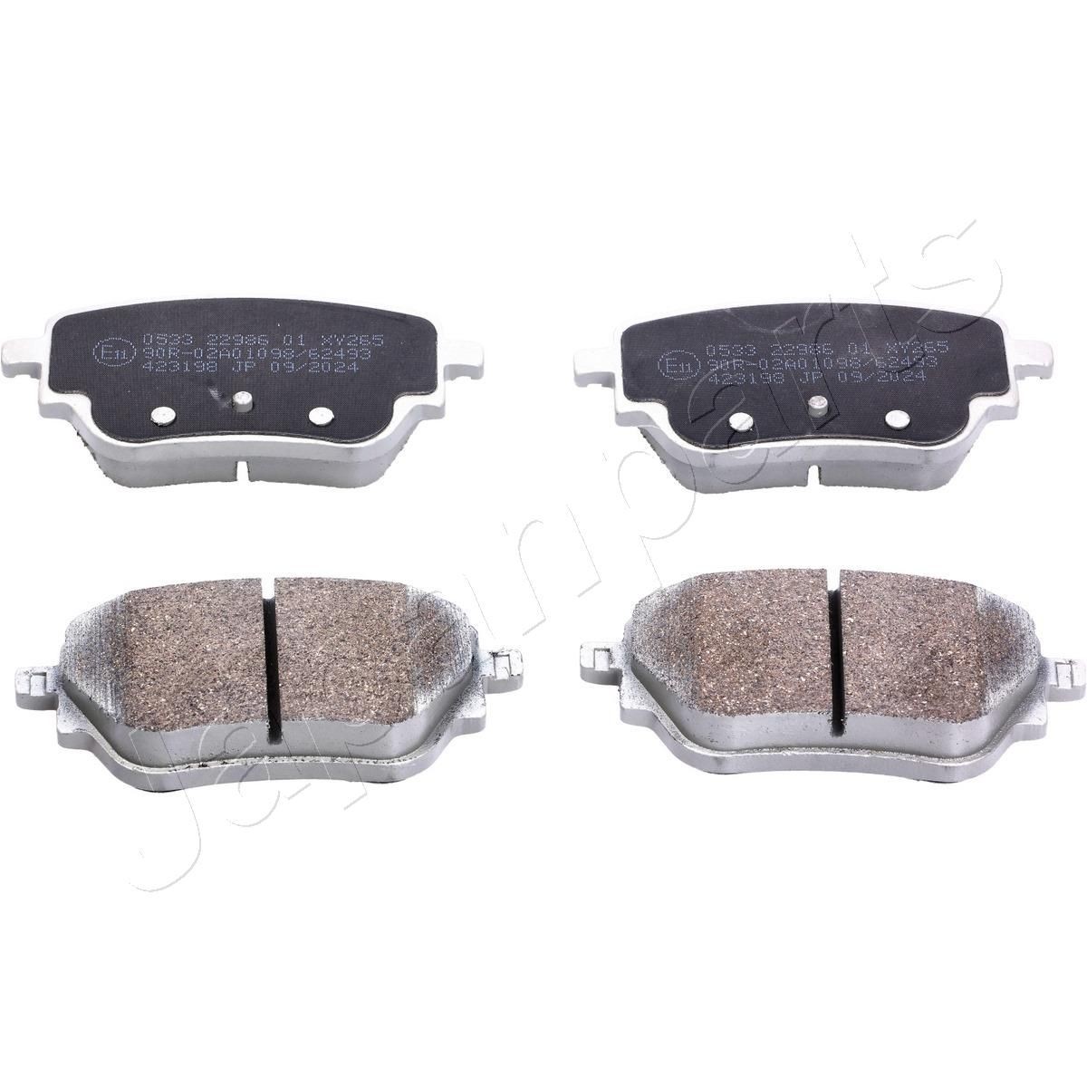 JAPANPARTS Piduriklotsid PP-0533AF PP-0533AF Sport piduriklotsid MERCEDES-BENZ V-klass JAPANPARTS