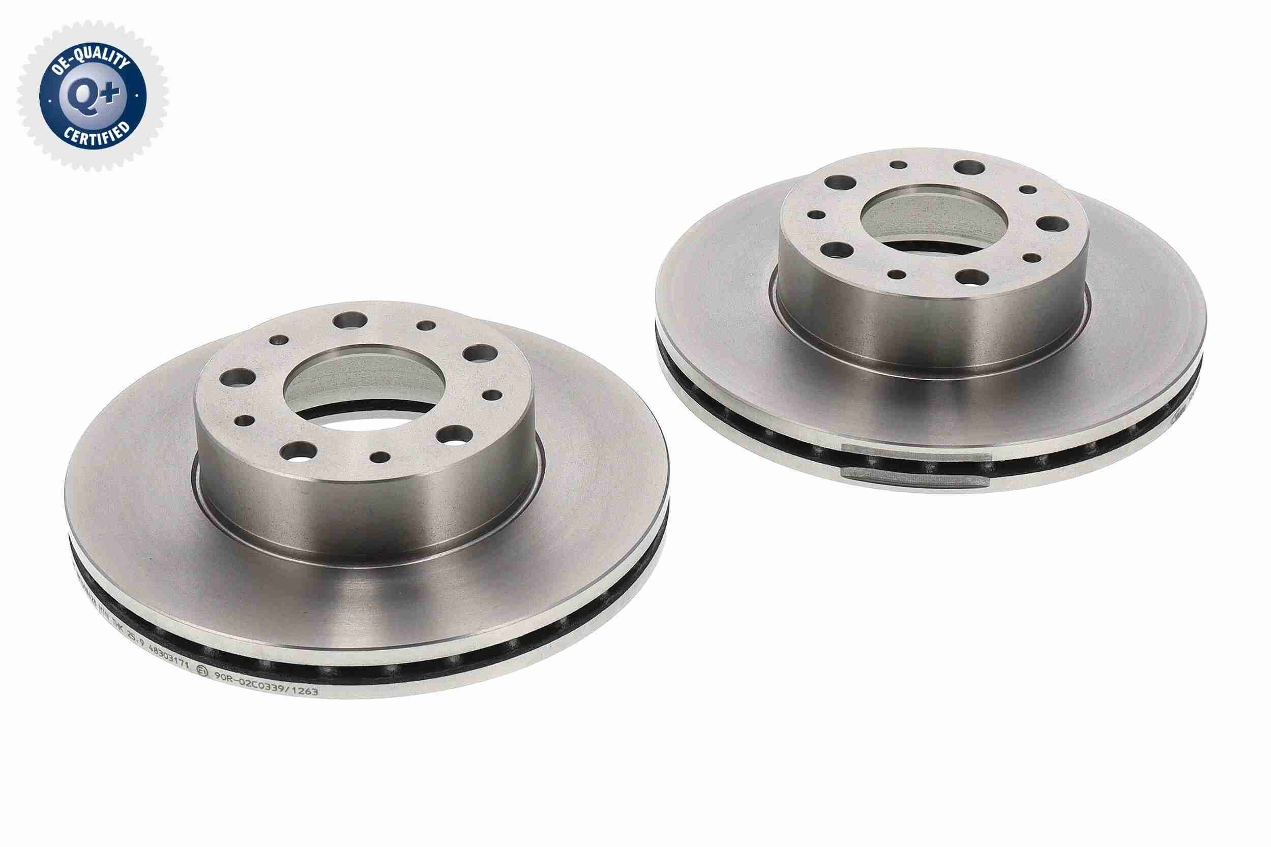 VAICO Disco de travão V24-40030 V24-40030 Discos de travão VAICO FIAT BARCHETTA