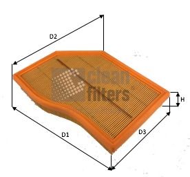 CLEAN FILTER Luftfilter MA3493 MA3493 CLEAN FILTER motorluftfilter MERCEDES-BENZ CITAN