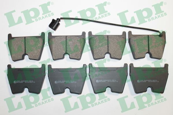 LPR Bremseklosser 05P2172 Bremsebelegg LPR Audi 100 05P2172
