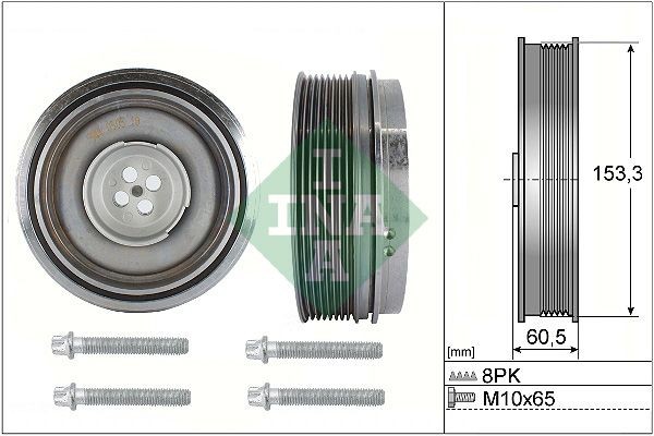 INA Sada remeníc, kľukový hriadel 544 0505 20 Remenica kľukového hriadeľa INA Mini CLUBMAN 544 0505 20
