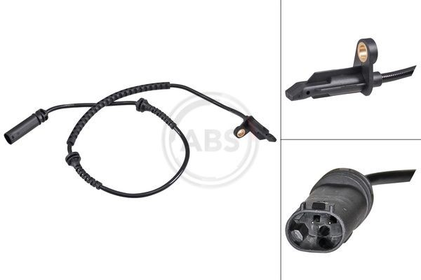 A.B.S. Sensor, rotações da roda 32134 A.B.S. 32134 Sensor, rotações da roda
