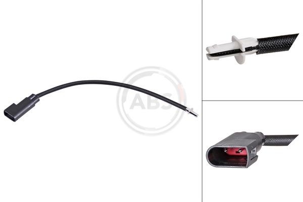 Contacto avisador, desgaste da pastilha de travão A.B.S. 39443 A.B.S. 39443: Sensor pastilha de freio Ford FIESTA 2018