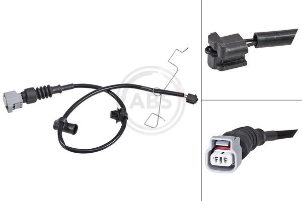 A.B.S. Slitekontakt bremsekloss 39447 39447 Bremsebeleggslitasje LEXUS GX A.B.S.