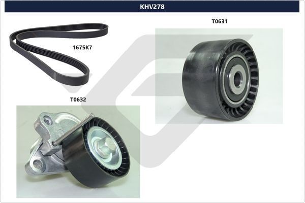 HUTCHINSON Ķīļrievu siksnu komplekts KHV 278 Ķīļrievu siksnu komplekts HUTCHINSON MATRIX KHV 278 lēti