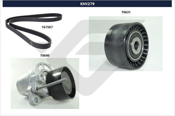 HUTCHINSON Soonrihmakomplekt KHV 279 KHV 279 Soonrihmakomplekt NISSAN 370 Z HUTCHINSON