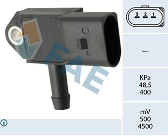 FAE MAP-sensor 16133 FAE 16133 MAP-sensor AUDI A3 Sportback (8VA, 8VF) 1.6 TDI 105 hk 2014