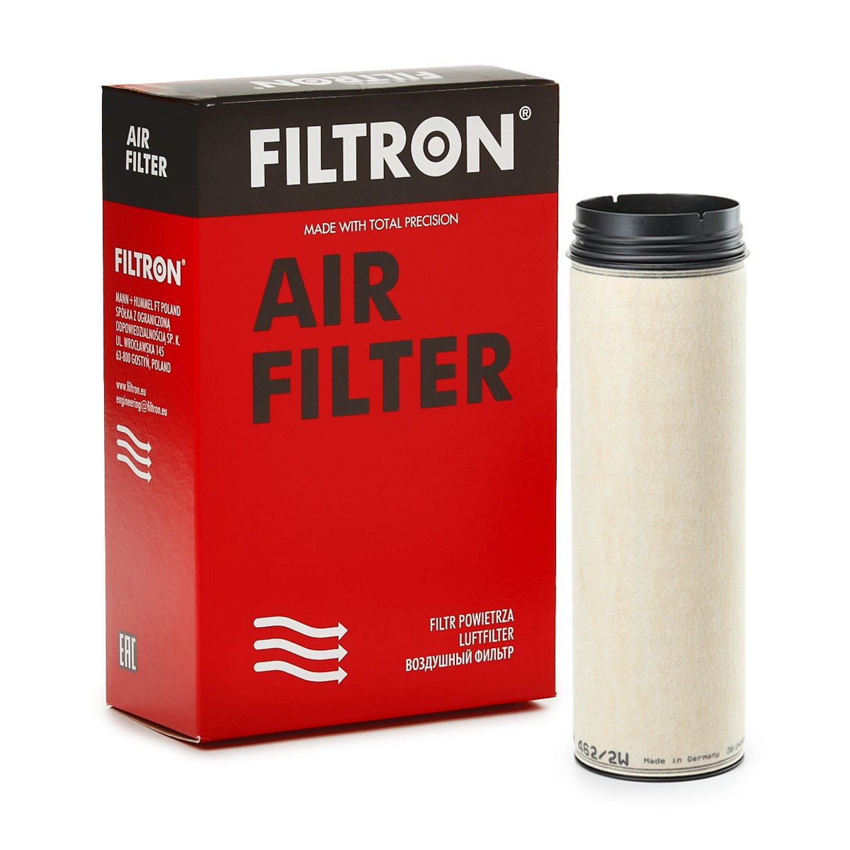 FILTRON Sekundært luftfilter AM 462/2W FILTRON Sekundært luftfilter VOLVO AM 462/2W