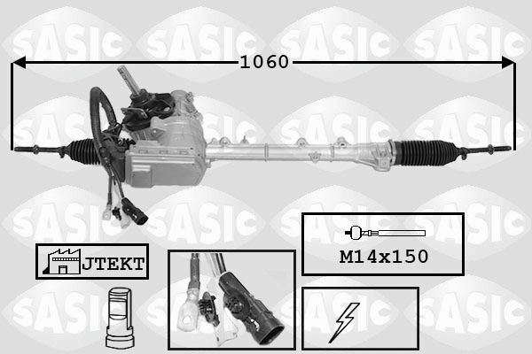 SASIC Lenkgetriebe 7170071 7170071 Lenkgetriebe DODGE CHARGER SASIC kaufen