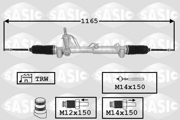SASIC Roolilatt 7170072 Rooliajam SASIC Citroën XANTIA 7170072