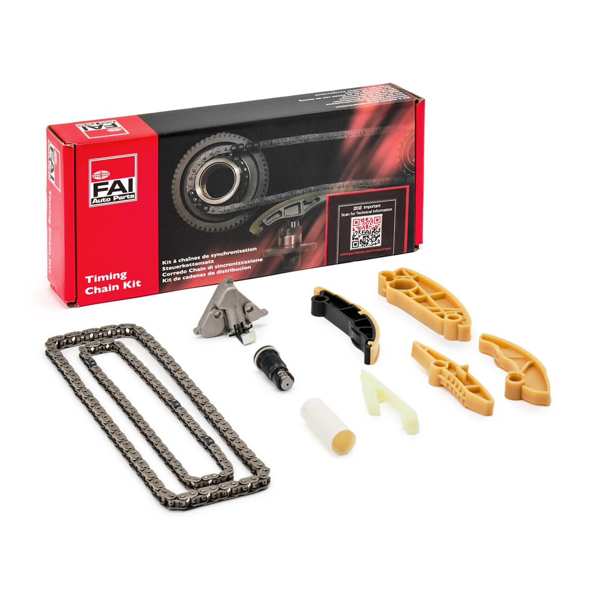 FAI AutoParts Timing chain kit TCK357WO FAI AutoParts TCK357WO FORD USA F-350 timing chain set replacement