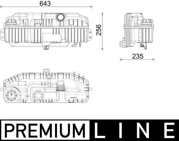 MAHLE Serbatoio compensazione refrigerante CRT 241 000P CRT 241 000P Vaschetta acqua radiatore MAHLE SUBARU FORESTER costo