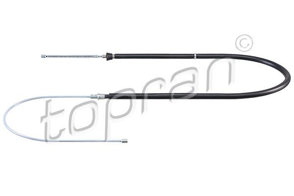 TOPRAN Żażné lanko parkovacej brzdy 631 774 Lanko ručnej brzdy TOPRAN Volkswagen POLO 631 774