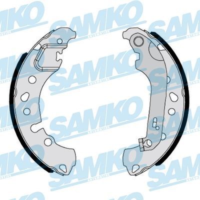 SAMKO Bromsbacksats 81193 81193 SAMKO bromsbackar Ford CAPRI