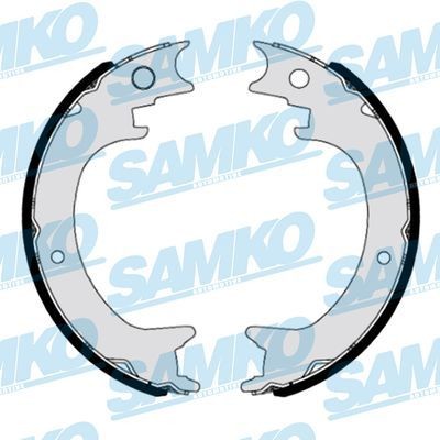 SAMKO Σετ σιαγόνων φρένων, χειρόφρενο 81198 Σιαγωνες φρενων SAMKO BMW Σειρά 1 81198