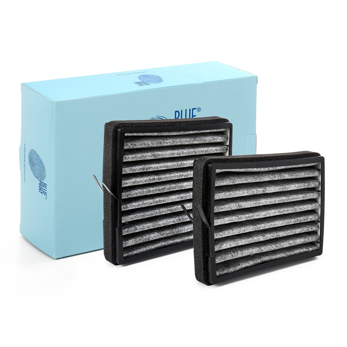 BLUE PRINT Filter set, cabin air ADBP250036 ADBP250036 BLUE PRINT pollen filter for MERCEDES-BENZ C-Class