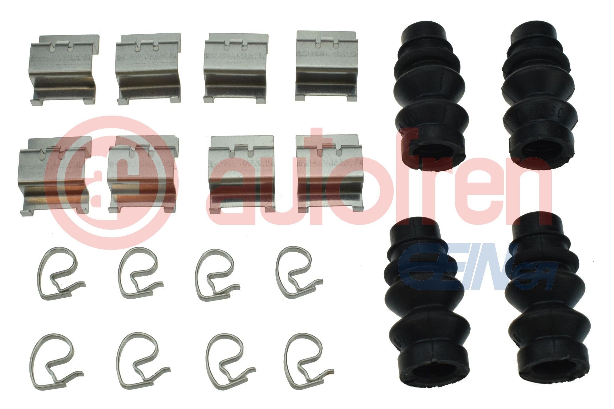 AUTOFREN SEINSA Monteringssett, bremseklosser D43114A Tibehørsett, skivebremse belegg AUTOFREN SEINSA CROSSLAND X D43114A billige